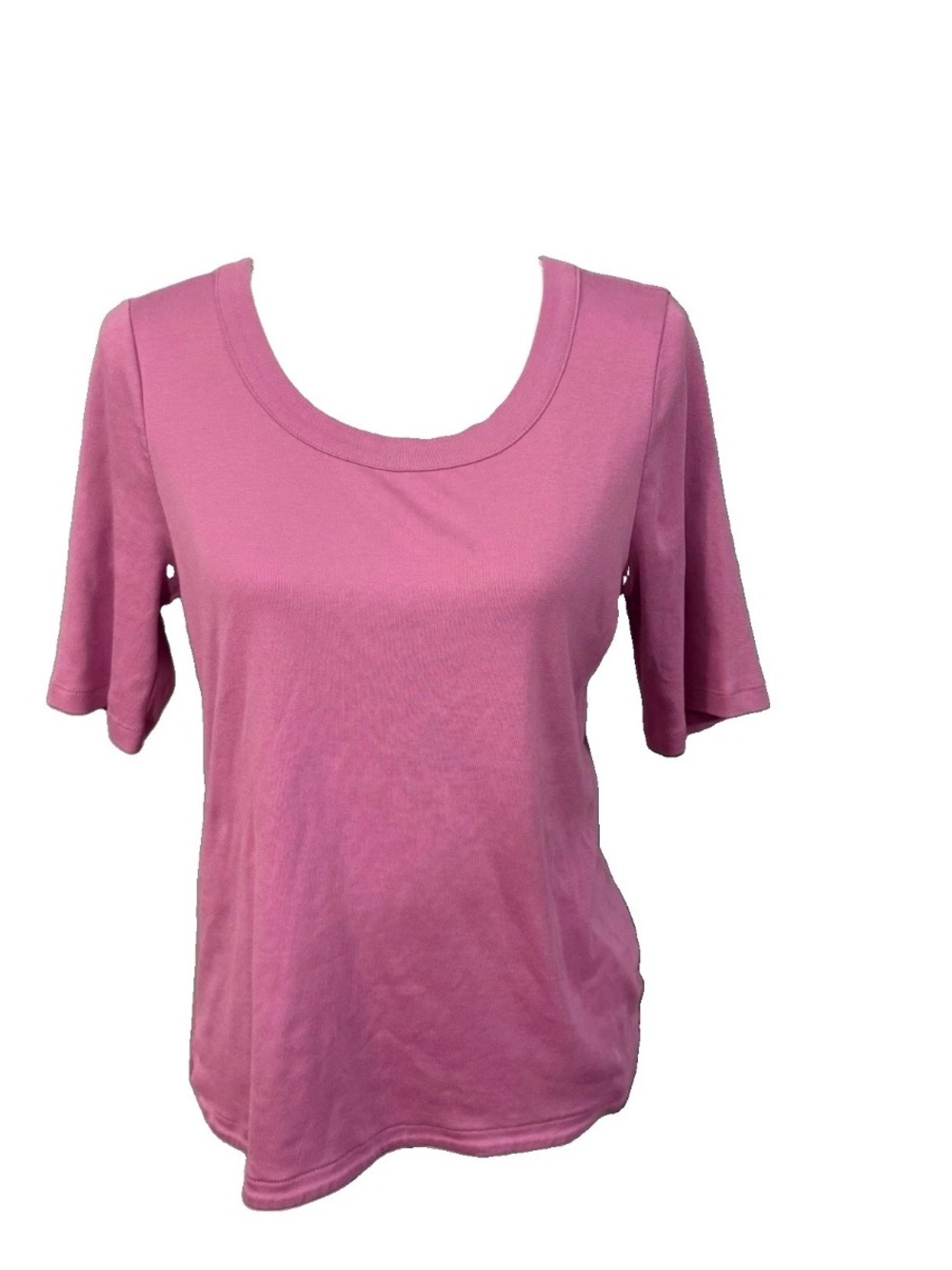 Talbots The Talbots Tee Pima Cotton Scoop Neck Dusty Pink Top Women’s Large